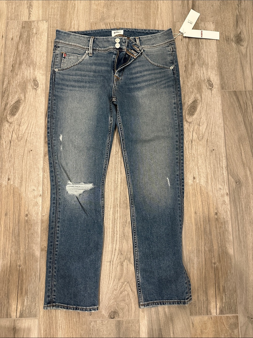 Hudson Women’s Distressed Blue Jeans